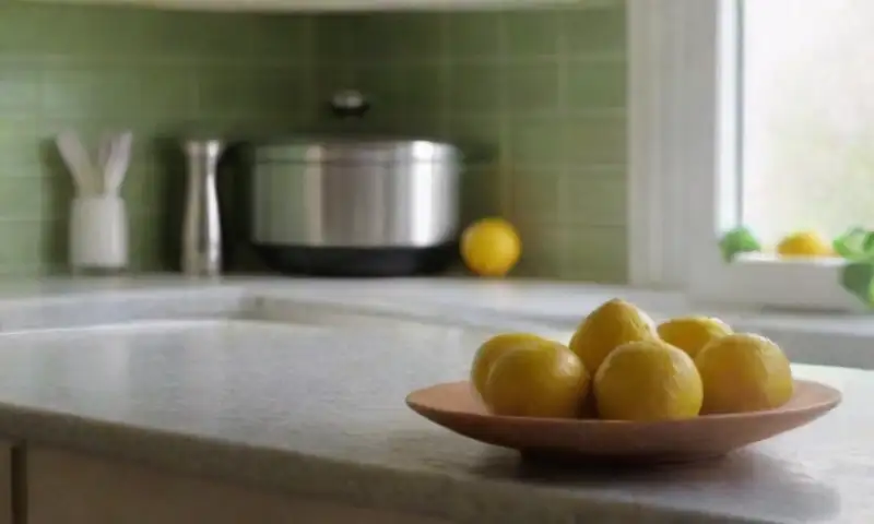Cocina luminosa y acogedora con gabinetes blancos