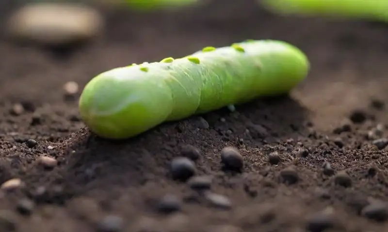 Un jardín verde y vibrante con tierra oscura