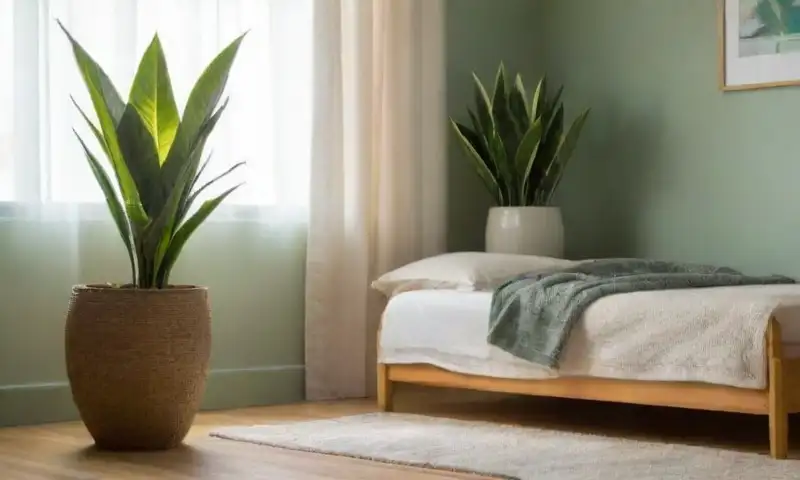 Una serena habitación con luz suave