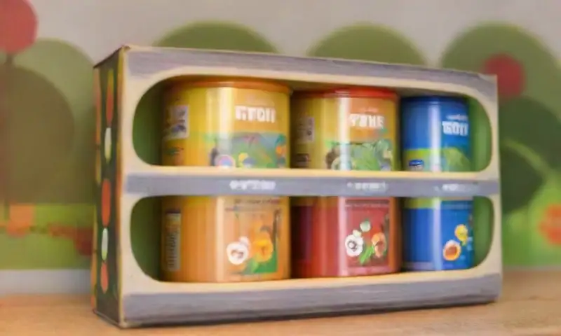 Un gráfico colorido y atractivo sobre reciclaje para niños, con categorías claras y dibujos de materiales reciclables en un ambiente educativo